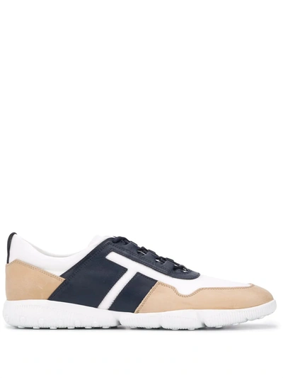 Tod's Men's  Blue Leather Sneakers