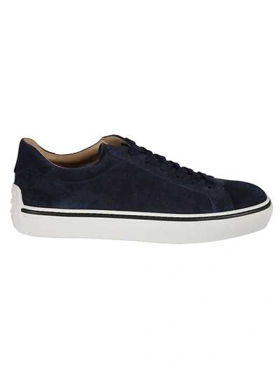 Tod's Men's  Blue Other Materials Trainers