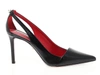 CESARE PACIOTTI CESARE PACIOTTI WOMEN'S  BLACK LEATHER PUMPS