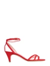 PHILOSOPHY WOMEN'S  RED LEATHER SANDALS