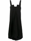 MAISON MARGIELA WOMEN'S  BLACK COTTON DRESS