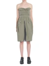 MOSCHINO WOMEN'S  GREEN COTTON DRESS