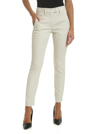 Dondup Casual Pants In White