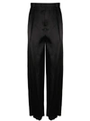 BOTTEGA VENETA WOMEN'S  BLACK VISCOSE PANTS