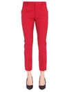 DSQUARED2 WOMEN'S  RED WOOL PANTS