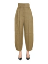 GIVENCHY WOMEN'S  GREEN VISCOSE PANTS