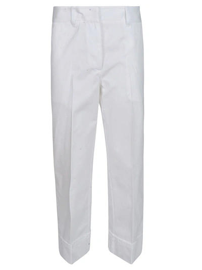 Prada Women's  White Cotton Pants