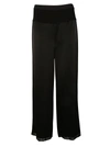 ALEXANDER WANG ALEXANDER WANG WOMEN'S  BLACK ACETATE PANTS