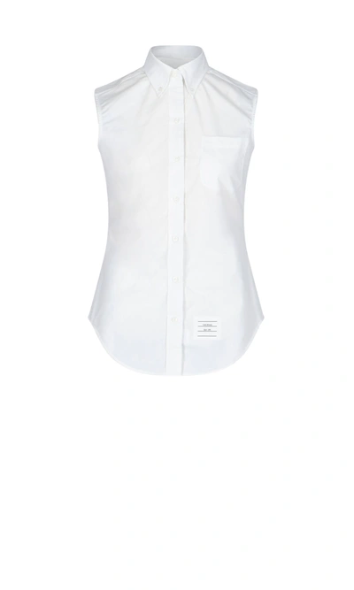 Thom Browne Women's  White Cotton Shirt