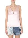GIVENCHY WOMEN'S  PINK ACETATE TANK TOP
