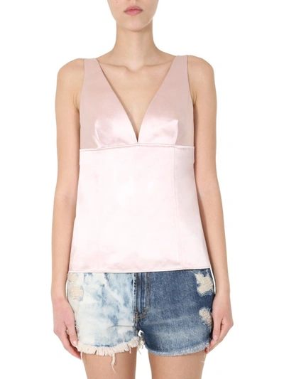 Givenchy Women's  Pink Acetate Tank Top