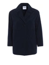 ASPESI WOMEN'S  BLUE POLYESTER COAT