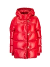 FAY FAY WOMEN'S  RED POLYAMIDE DOWN JACKET