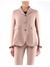 ALBERTO BIANI ALBERTO BIANI WOMEN'S  BEIGE ACETATE BLAZER