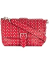 RED VALENTINO RED VALENTINO WOMEN'S  RED LEATHER SHOULDER BAG