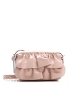 RED VALENTINO RED VALENTINO WOMEN'S  PINK OTHER MATERIALS SHOULDER BAG