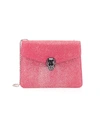 BULGARI WOMEN'S  PINK LEATHER SHOULDER BAG