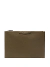 GIVENCHY WOMEN'S  GREEN LEATHER POUCH