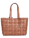 MICHAEL KORS WOMEN'S  BROWN LEATHER TOTE
