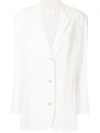 Sir Clemence Single-breasted Blazer In Weiss