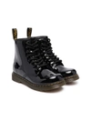 DR. MARTENS' 1460 PATENT LEATHER ANKLE BOOTS