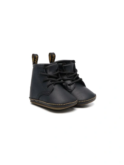 Dr. Martens' Babies' 1560 Leather Ankle Boots In 黑色