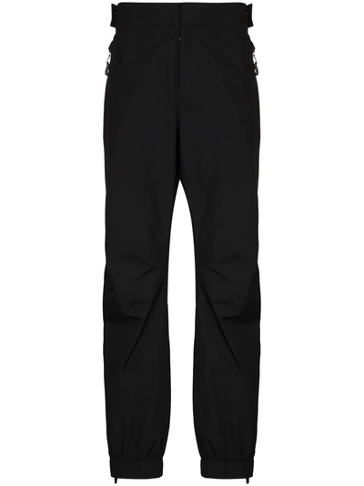 Moncler Gore-tex Straight-leg Trousers In Schwarz