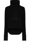 Sweaty Betty Harmonize Luxe Fleece Sweatshirt In Black