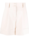 SEE BY CHLOÉ HIGH-WAISTED TAILORED SHORTS