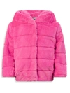 Apparis Kids' Little Girl's & Girl's Goldie Faux Fur Jacket In Sugar Pink
