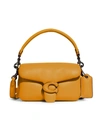 Coach Pillow Tabby 18 Leather Shoulder Bag In Buttercup
