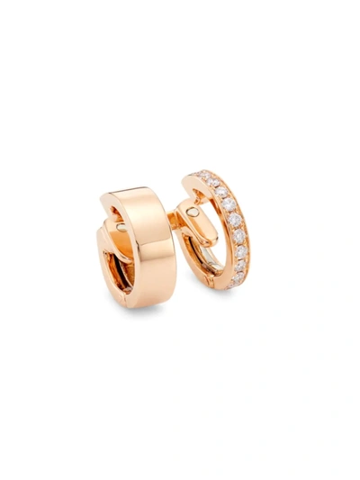 Repossi 18kt Rose Gold Berbere Diamond Earring Cuff In Pink