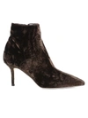L Agence Aimee Suede Ankle Boots In Brown