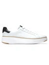 Cole Haan Women's Topspin Low-top Leather Sneakers In Ivory-black
