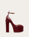 Valentino Tan-go Platform Pumps In Cherry