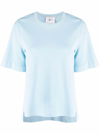 Stella Mccartney Short-sleeve Jersey T-shirt In Blue