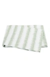 Matouk Attleboro Stripe Print 500 Thread Count Cotton Flat Sheet In Citrus