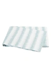 Matouk Attleboro Stripe Print 500 Thread Count Cotton Flat Sheet In Pool