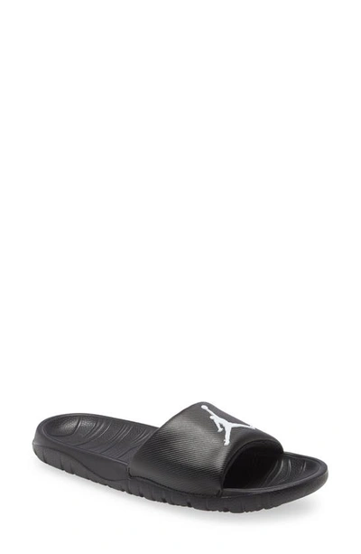 Jordan Kids' Break Slide Sandal In Black/ White