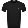 Farah Vintage Danny T Shirt Black In Black