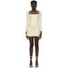 JACQUEMUS OFF-WHITE 'LA ROBE ESCA' DRESS