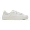 By Far Rodina Textured-leather And Mesh Sneakers In Wh White