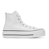 CONVERSE WHITE CHUCK TAYLOR ALL STAR LIFT HI trainers