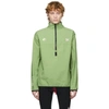 DISTRICT VISION GREEN THEO SHELL HALF-ZIP JACKET