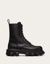 Valentino Garavani Trackstud Combat Boots In Black