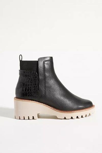 Dolce Vita Huey Suede Chelsea Boots In Assorted