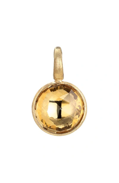 Marco Bicego 18k Jaipur Yellow Gold Small Citrine Quartz Pendant