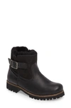 Blackstone Ol06 Genuine Shearling Lined Bootie In Black Leather