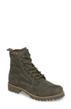 Blackstone Ol23 Lace-up Boot In Dark Green Nubuck