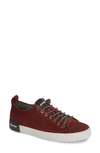 Blackstone Gl60 Sneaker In Wine Leather